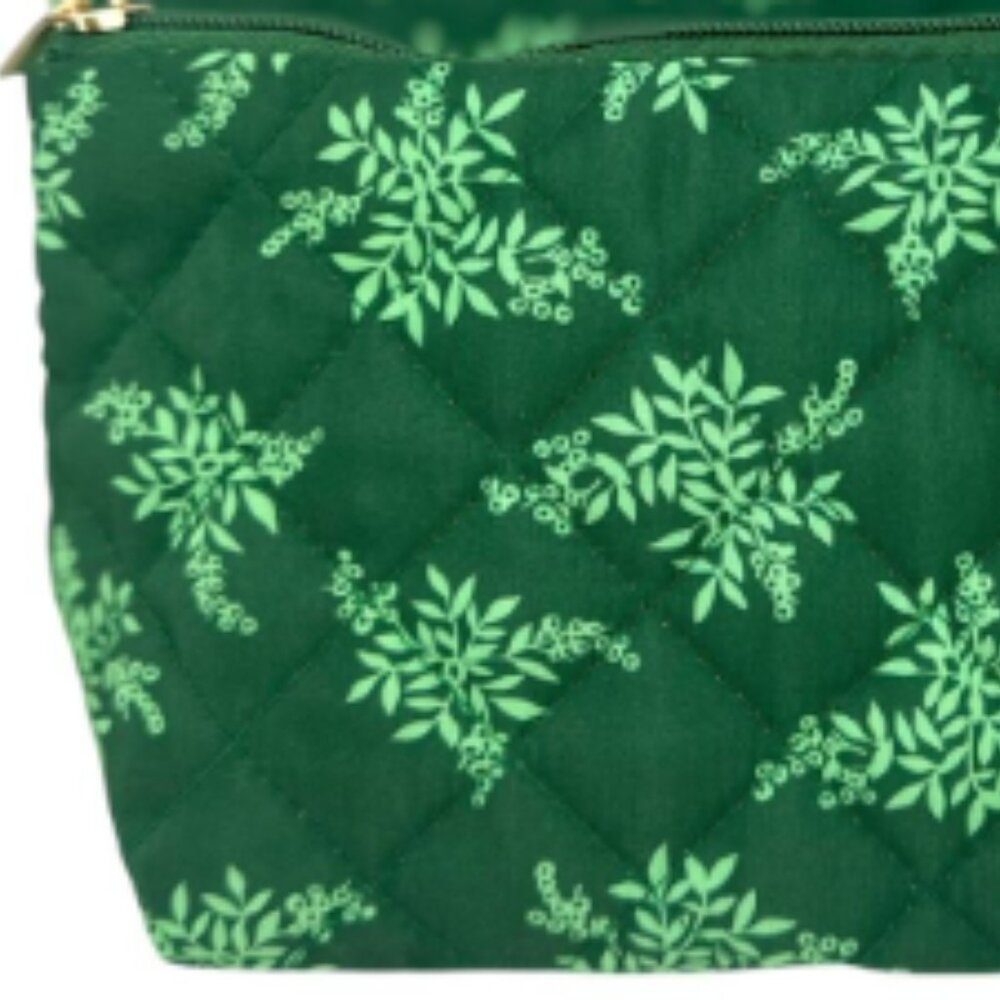 Polyester Green Makeup Makeup Bag New